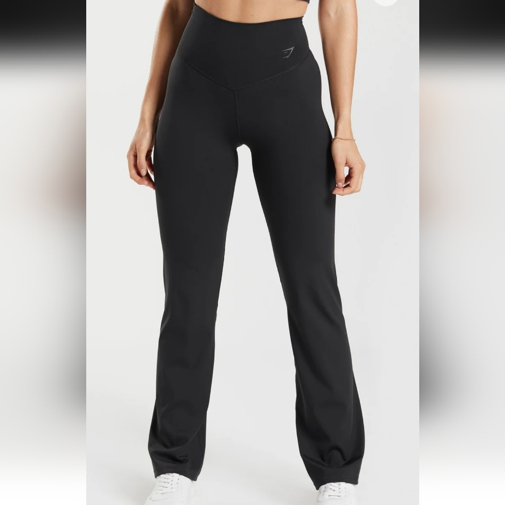 Gymshark Elevate Black Flared Leggings